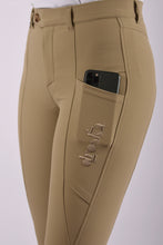 Load image into Gallery viewer, ridbyxor-dam-droska-bon-beige-mobilficka